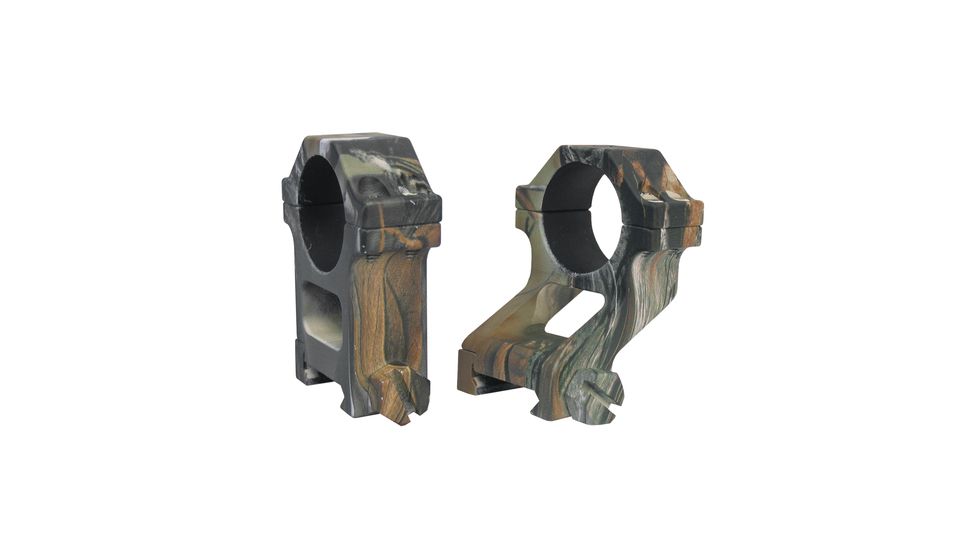 Yankee Hill Machine Offset Combo Scope Ring Set Tall/Offset One Inch Picatinny Realtree AP Camouflage