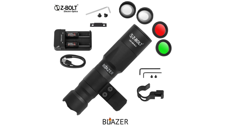 Z-Bolt Blazer LEP Weapon Light Laser - SBR, SMG - 18350, FDE, LEP-18350-FDE-PHCF