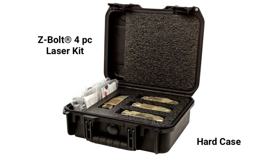 Z-Bolt Infrared Dot Laser Designator, Civilian Legal, 1.000 Meter Range,FDA CLASS 1, 4 Pcs Kit, Hard Case, Coyote Brown, MARK-1ir-KIT-4-HC-CB
