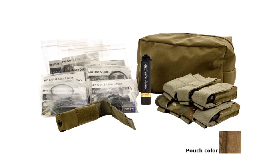 Z-Bolt Infrared Dot &amp; Line Laser w/ Soft Case, 8 Pack, Coyote Brown, IR, C-TRIP-10ir-KIT-8-CB-SP