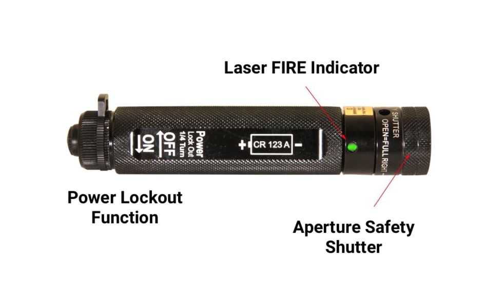 Z-Bolt Infrared Dot Laser Designator, Civilian Legal, 1.000 Meter Range,FDA CLASS 1, 4 Pcs Kit, Coyote Brown, MARK-1ir-KIT-4-SP-CB