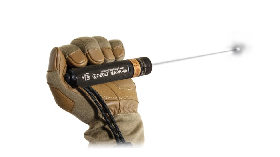 Z-Bolt Infrared Dot Laser Designator, Restricted Sale, 5.000 Meter Range, ANSI CLASS 3R, 4 Pcs Kit, Coyote Brown, MARK-4ir-KIT-4-SP-CB