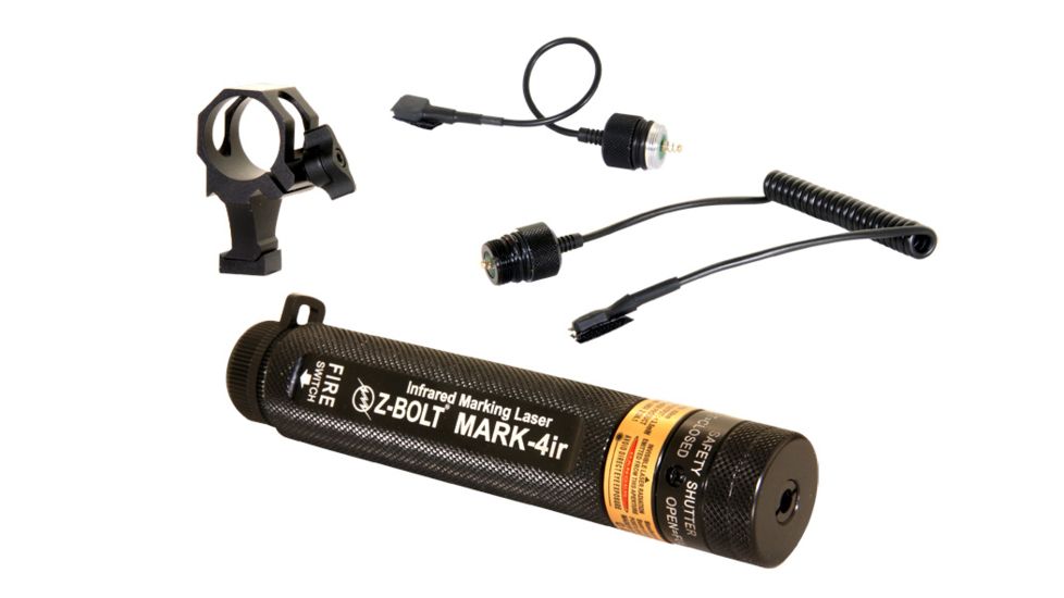 Z-Bolt Infrared Dot Laser Designator, Restricted Sale, 5.000 Meter Range, ANSI CLASS 3R, 4 Pcs Kit, Coyote Brown, MARK-4ir-KIT-4-SP-CB