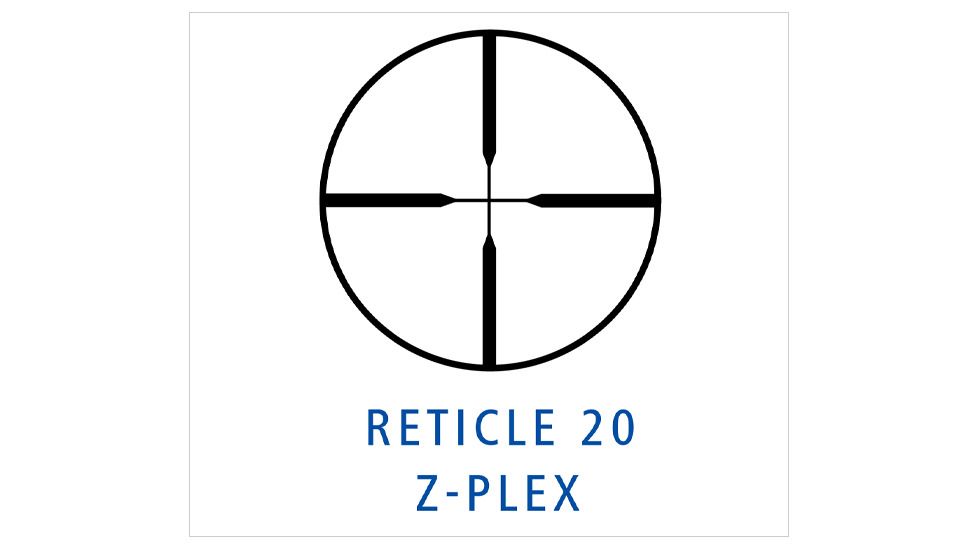 Zeiss Conquest MC Rifle Scope, 6.5-20x50mm, Second Focal Plane, Z-Plex Reticle, Stainless Steel, 5214549920