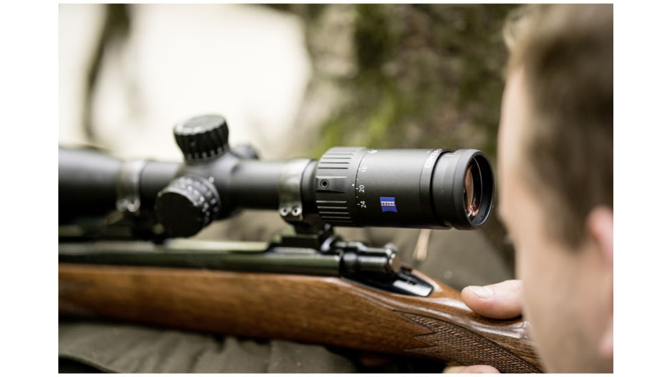 Zeiss Conquest V4 6-24x50mm 30mm Tube Rifle Scope, Second Focal Plane, ZBR-1 Reticle, Black, 522951-9991-080