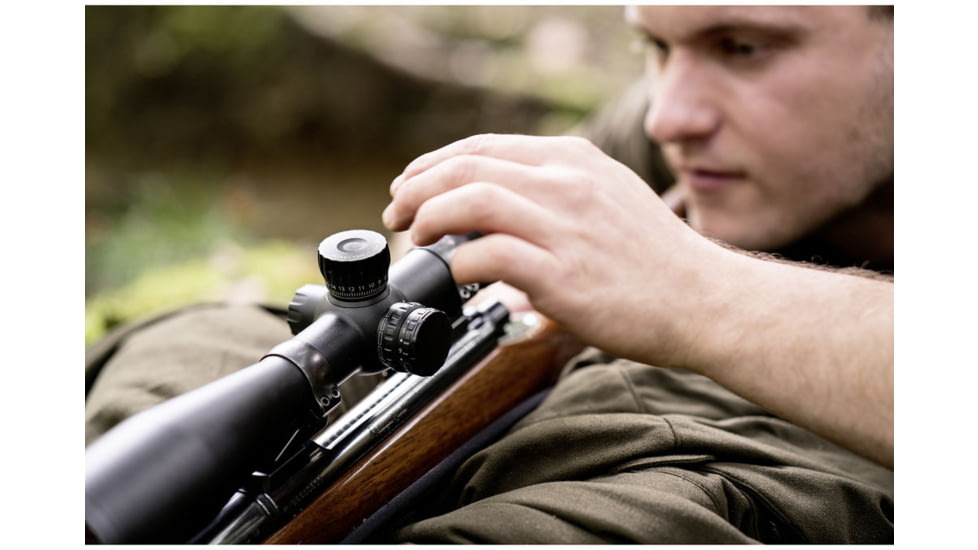 Zeiss Conquest V4 6-24x50mm 30mm Tube Rifle Scope, Second Focal Plane, ZBR-1 Reticle, Black, 522951-9991-080