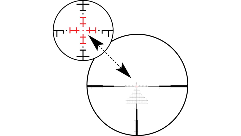 Zeiss LRP S5 525-56 Rifle Scope, 5-25x56mm, ZF-Mri 16 Reticle, Black, Large, NSN 9013.10.1000, 522295-9916-090