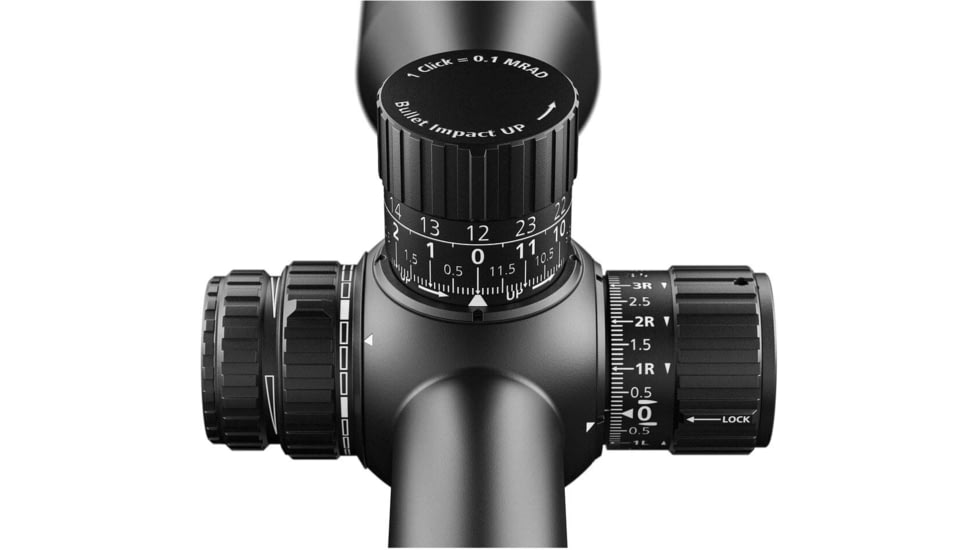 Zeiss LRP S5 525-56 Rifle Scope, 5-25x56mm, ZF-Mri 16 Reticle, Black, Large, NSN 9013.10.1000, 522295-9916-090