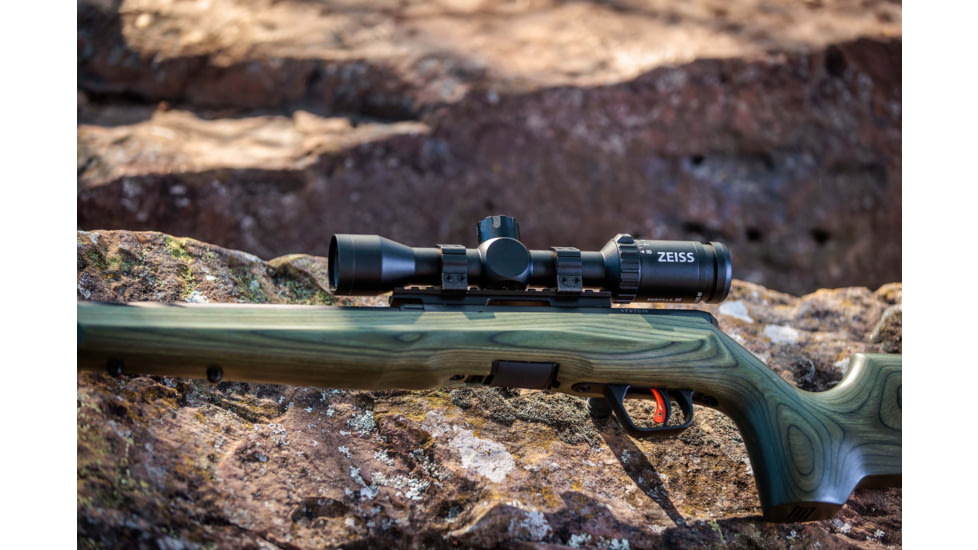 Zeiss V3 Rimfire 2.5-8x35mm 1in Tube Rifle Scope w/Capped Turrets, Second Focal Plane, XRR Reticle, Black, 522703-9884-000