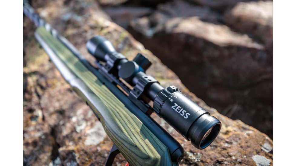Zeiss V3 Rimfire 2.5-8x35mm 1in Tube Rifle Scope w/Capped Turrets, Second Focal Plane, XRR Reticle, Black, 522703-9884-000