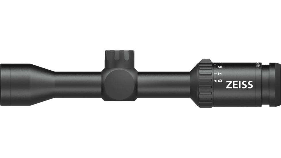 Zeiss V3 2.5-8x35mm 1in Tube Rifle Scope w/Capped Turrets, Second Focal Plane, Duplex Reticle, Black, 522702-9806-000