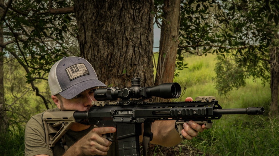 ZeroTech Optics Vengeance 4-16x44mm 30mm Tube Rifle Scope, First Focal Plane, RMG Reticle, Black, VG4164F