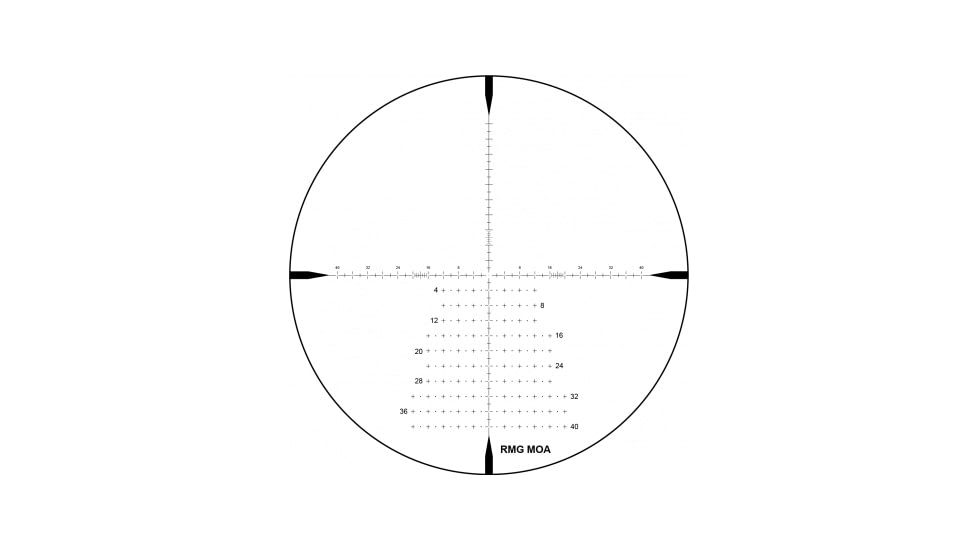 ZeroTech Optics Vengeance 6-24x50mm, 30mm Tube Rifle Scope, First Focal Plane, RMG MOA Reticle, Black, VG6245FM