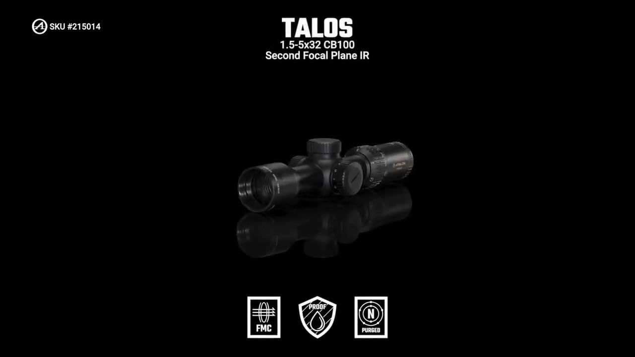 opplanet athlon optics 215014 talos 1 5 5x32 cb100 sfp ir features video