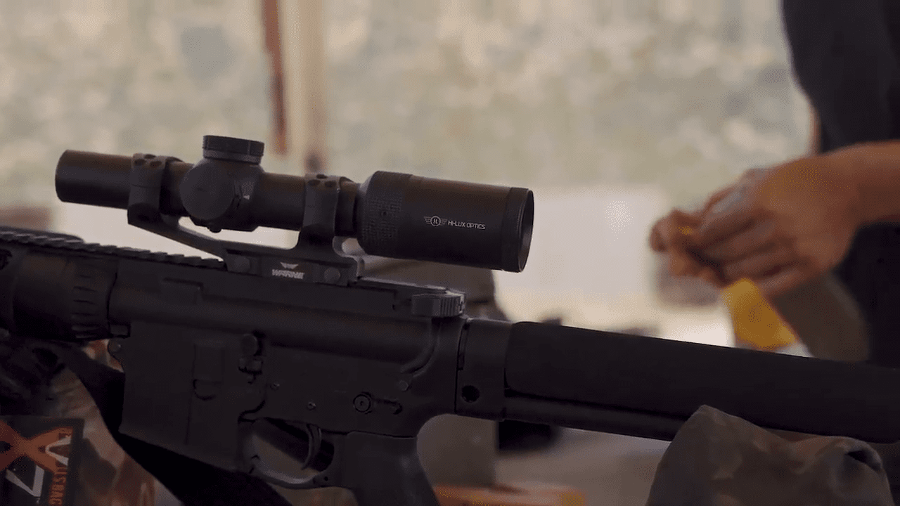 opplanet hi lux optics cmr 1 8x lpvo with a daylight bright fiber optic red dot overview video