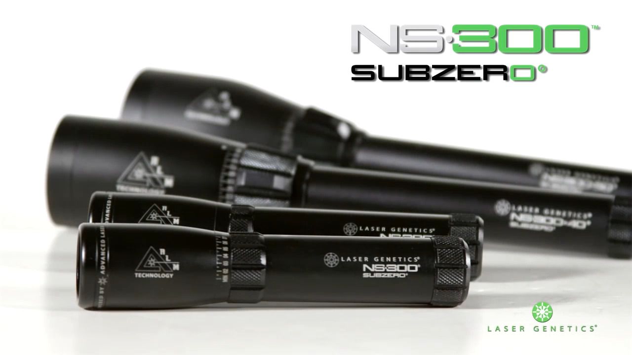 opplanet laser genetics ns300 green laser designator with scope mount sub zero black lg ns300 sz video
