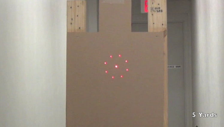 opplanet laserlyte center mass rail laser with red aiming dots flv