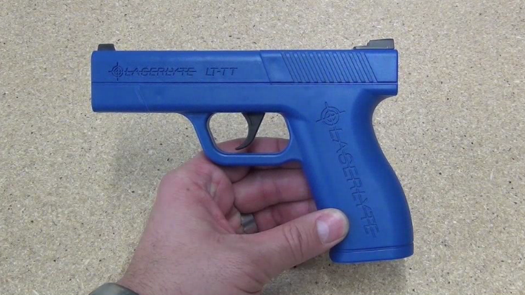 opplanet laserlyte trigger tyme training pistol plastic flv