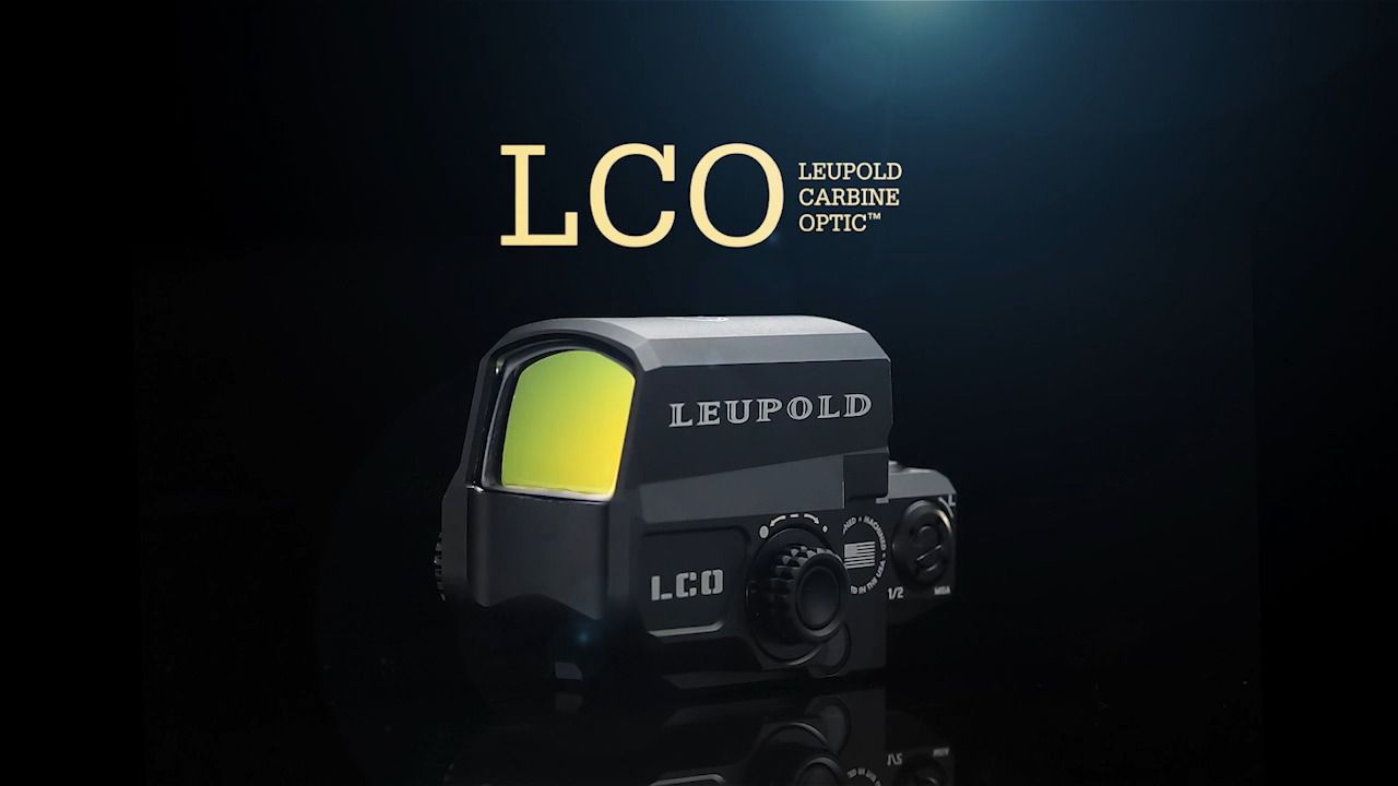 opplanet leupold carbine optic red dot matte 1 moa dot video