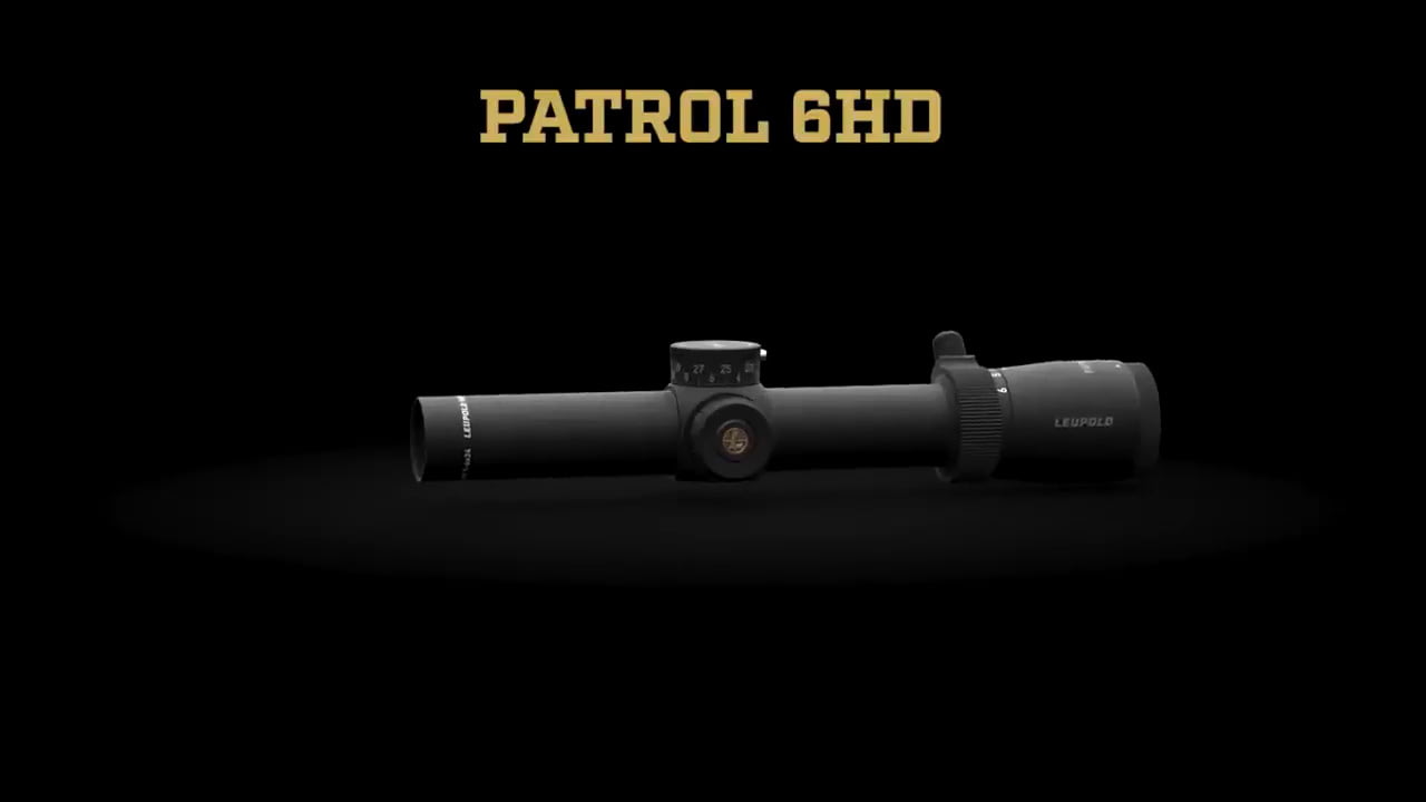 opplanet leupold patrol 6hd riflescope video