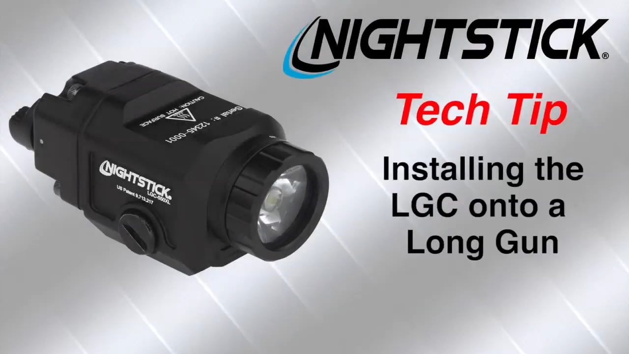 opplanet nightstick installation of lgc 550xl on a long gun video