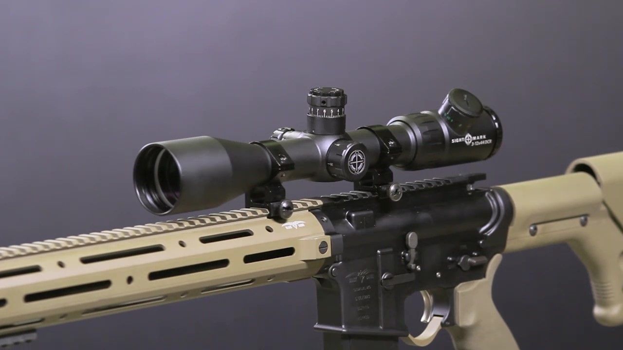 opplanet sightmark core tx 3 12x44dcr 223308 bdc dual caliber riflescope sm13074dcr demo video