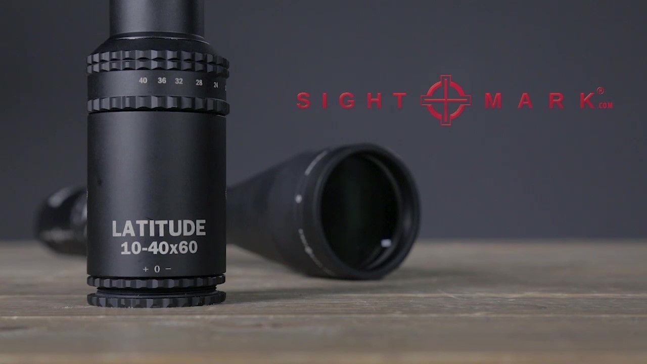 opplanet sightmark latitude 10 40x60 benchrest riflescope black sm13044br overview video