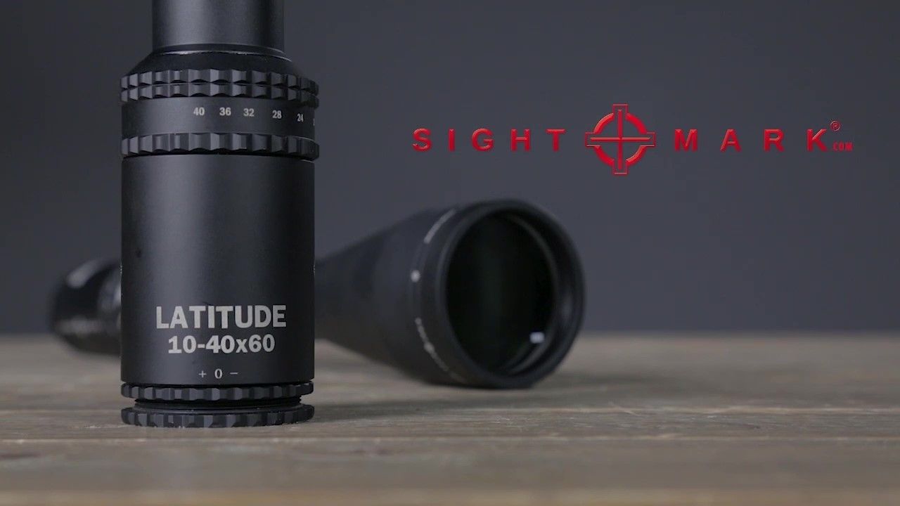 opplanet sightmark latitude 10 40x60 f class riflescope black sm13044ftr overview video