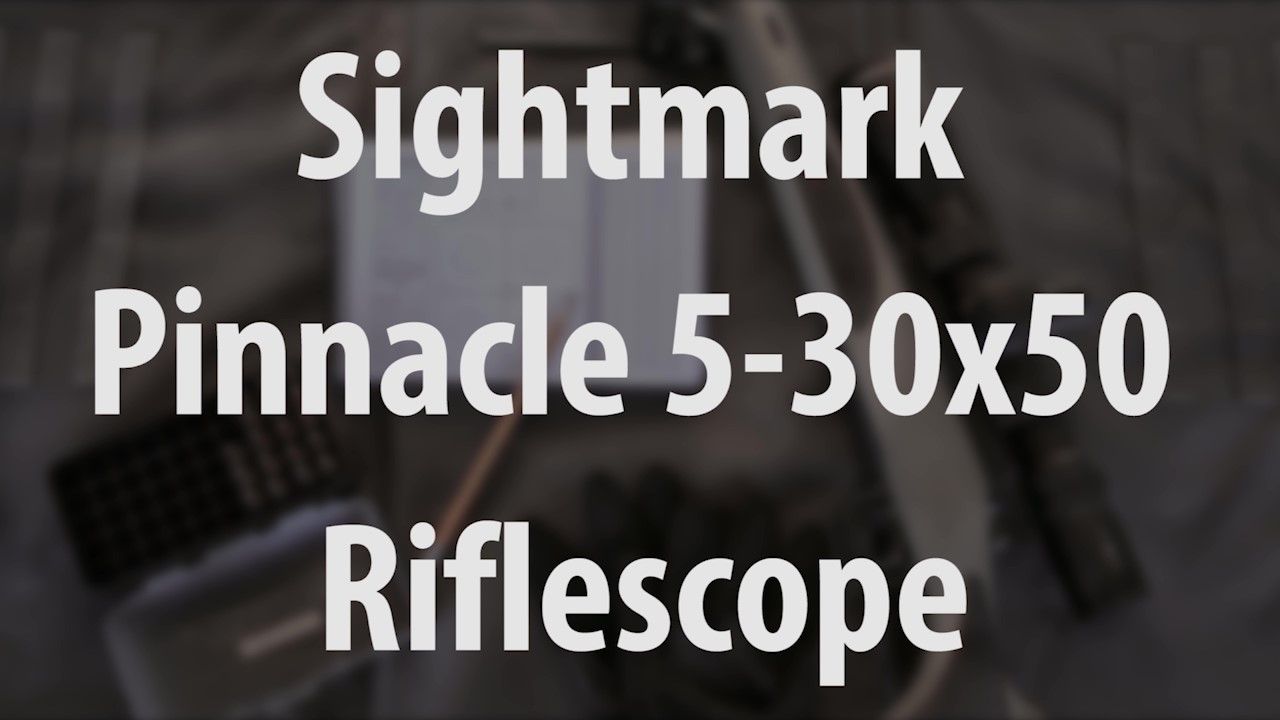 opplanet sightmark pinnacle 5 30x50 tmd riflescope sm13029tmd intro video