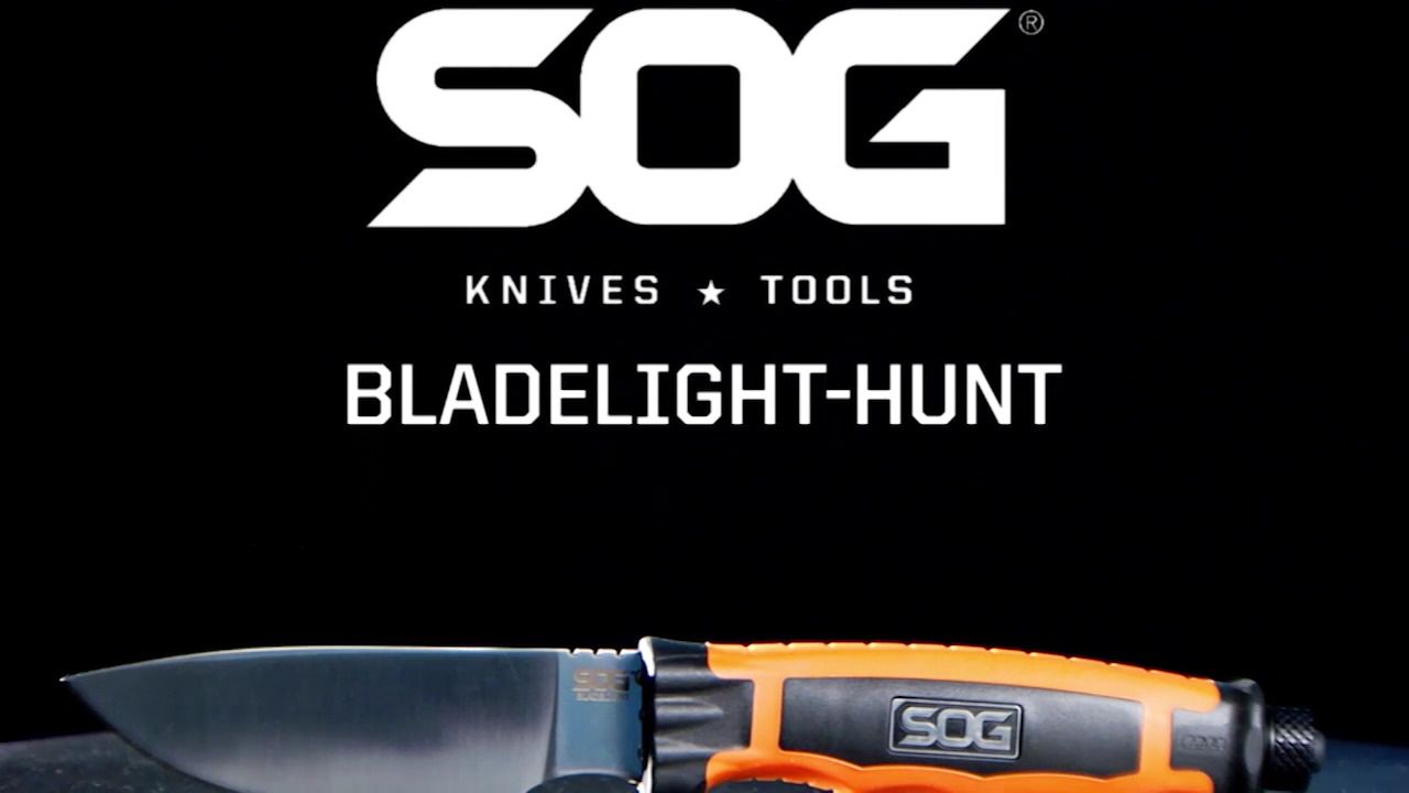 opplanet sog bladelight hunt knife video