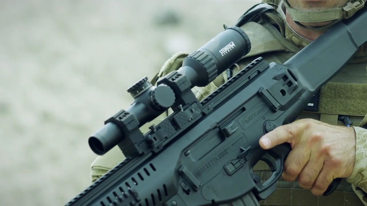 opplanet steiner 1 5x24 military scope review video