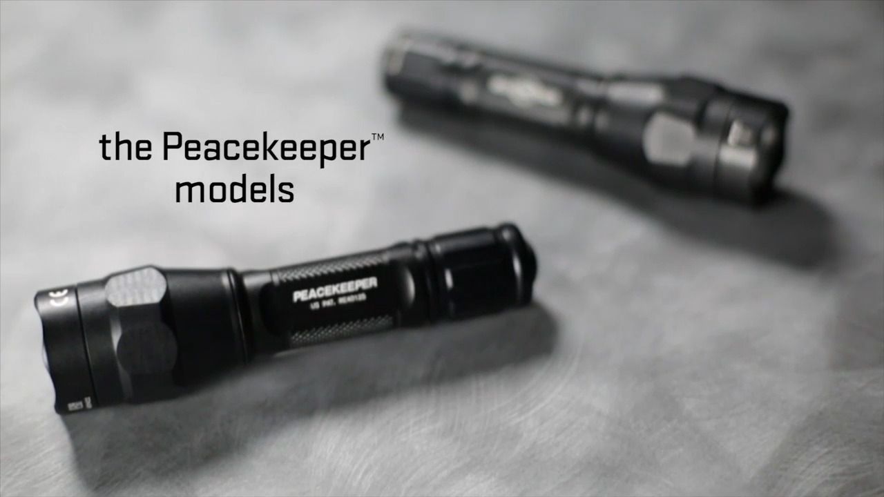 opplanet surefire rechargeable peacekeeper flashlights video