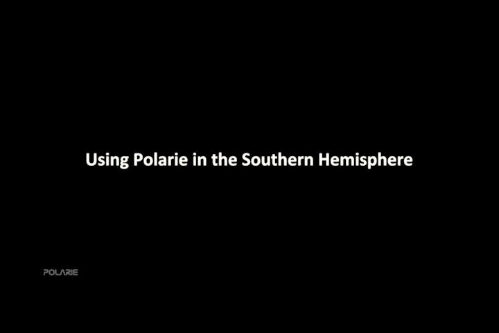 opplanet vixen using polarie in southern hemisphere video