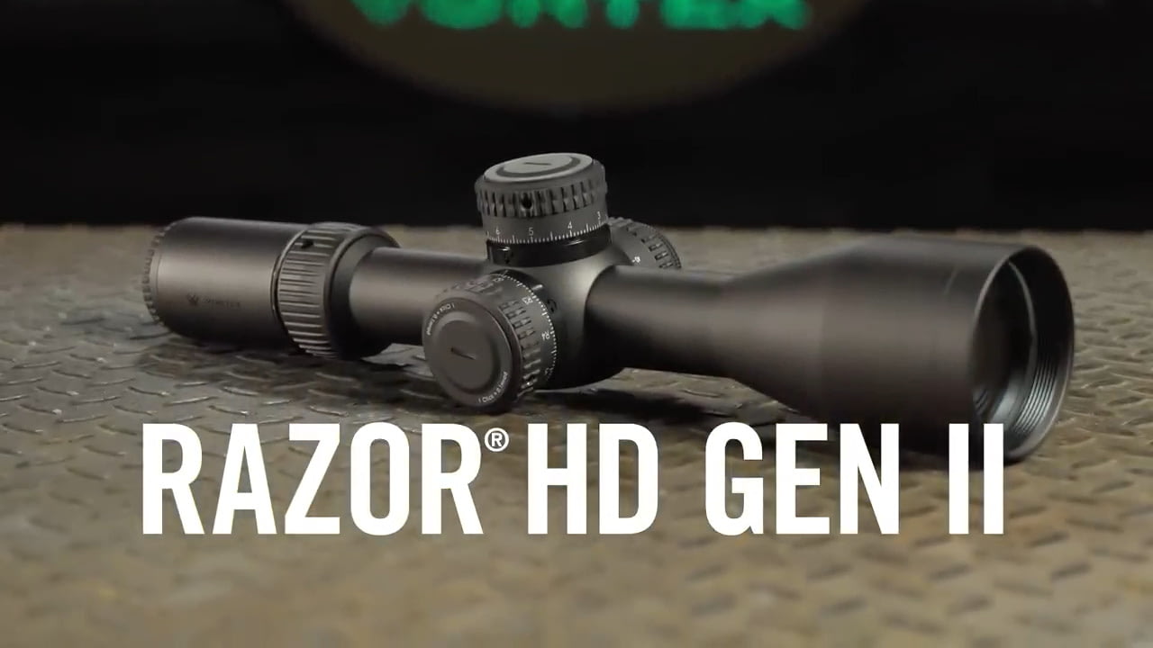 opplanet vortex razor hd gen ii tremor3 horus h59 and ebr 7c reticles video