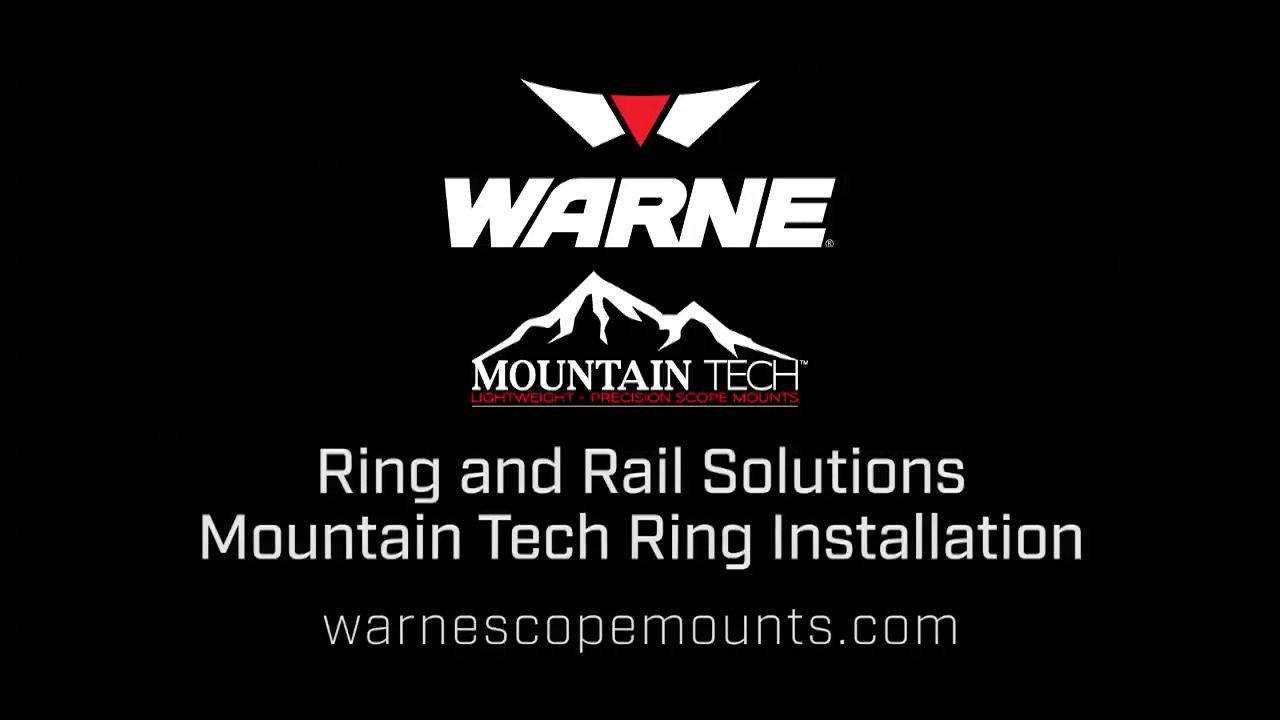 opplanet warne mountain tech ring and rail mounting solutions video