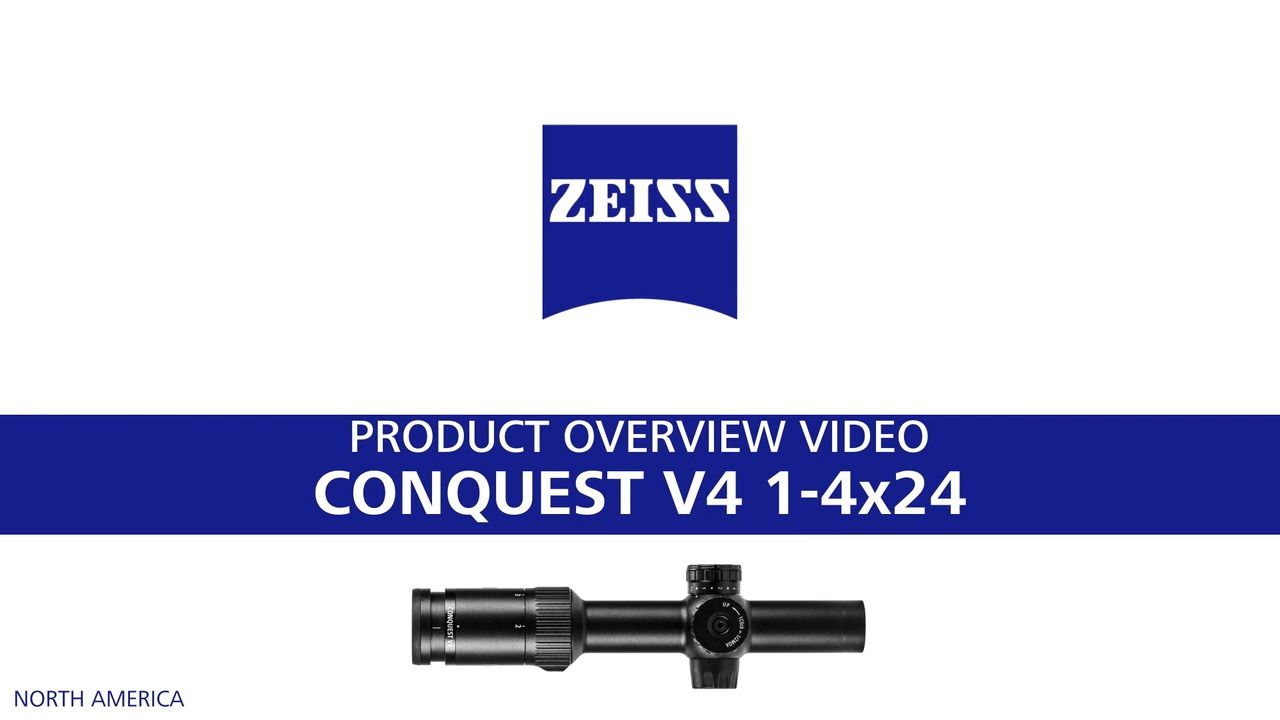 opplanet zeiss conquest v4 1 4 x 24 comprehensive product overview video