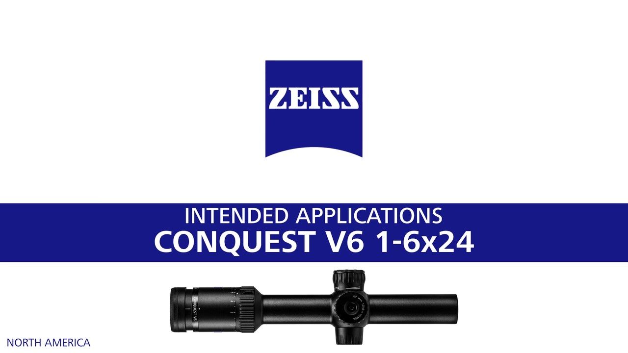 opplanet zeiss conquest v6 1 6x24 intended applications product overview video