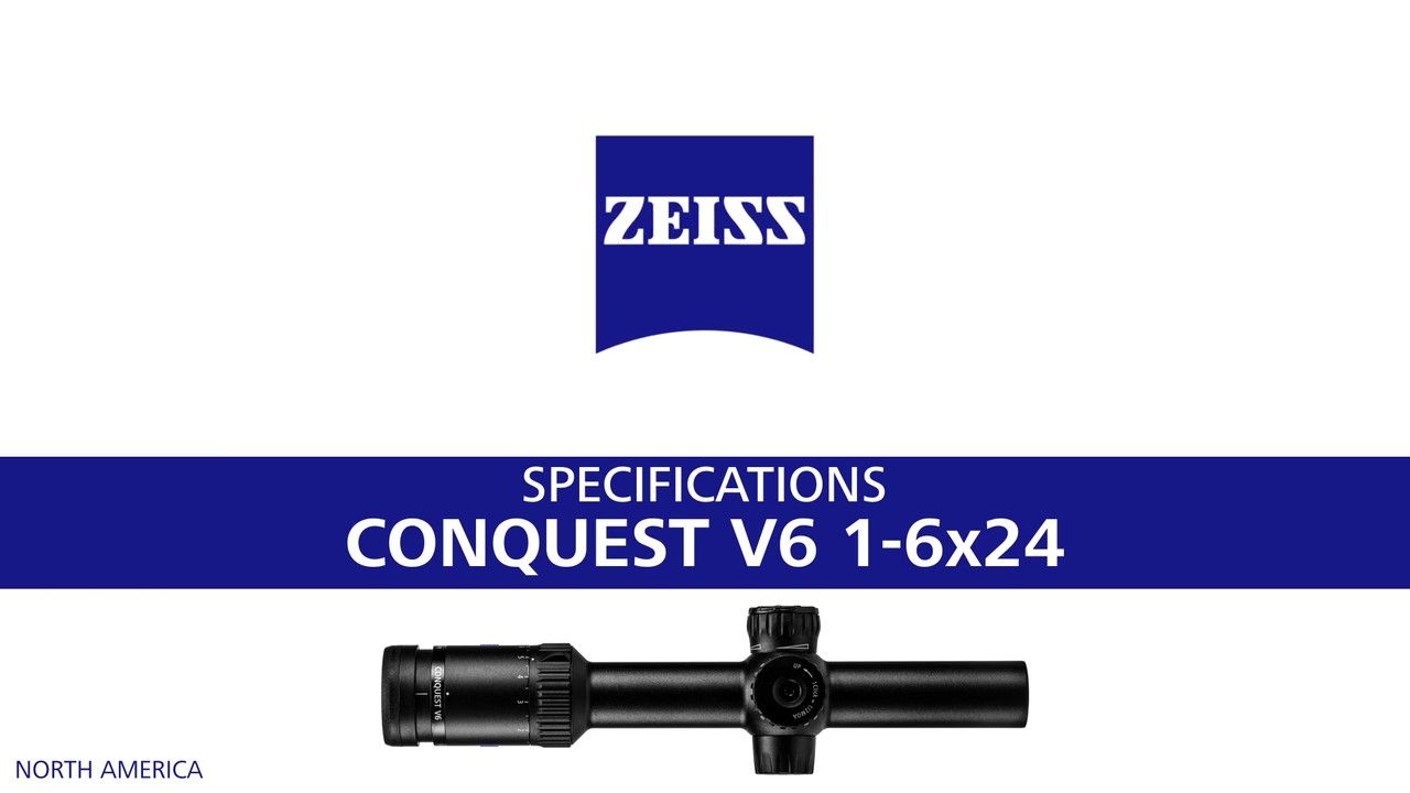 opplanet zeiss conquest v6 1 6x24 specifications product overview video