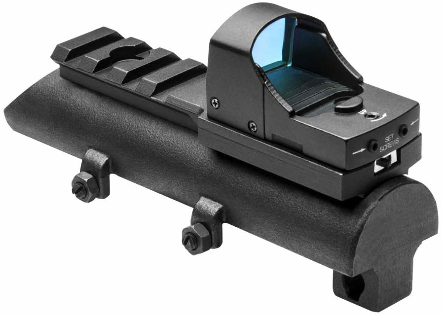 NcSTAR Micro Red Dot Sight w/ SKS Cover Mount DMSKSR-A