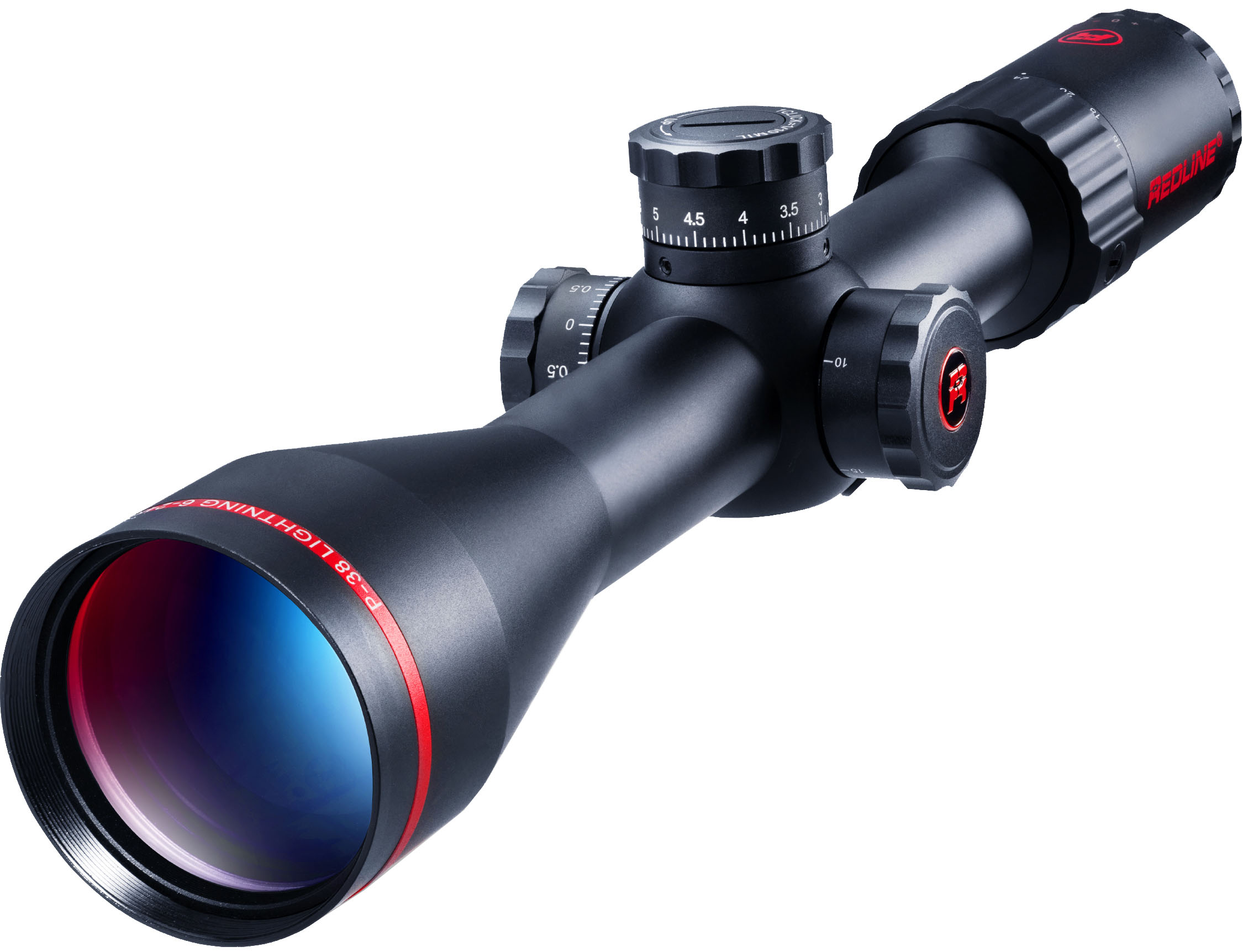 Red-Line Optics P-38 Lightning 6-24x50mm Rifle Scope RL-0002-LTNG