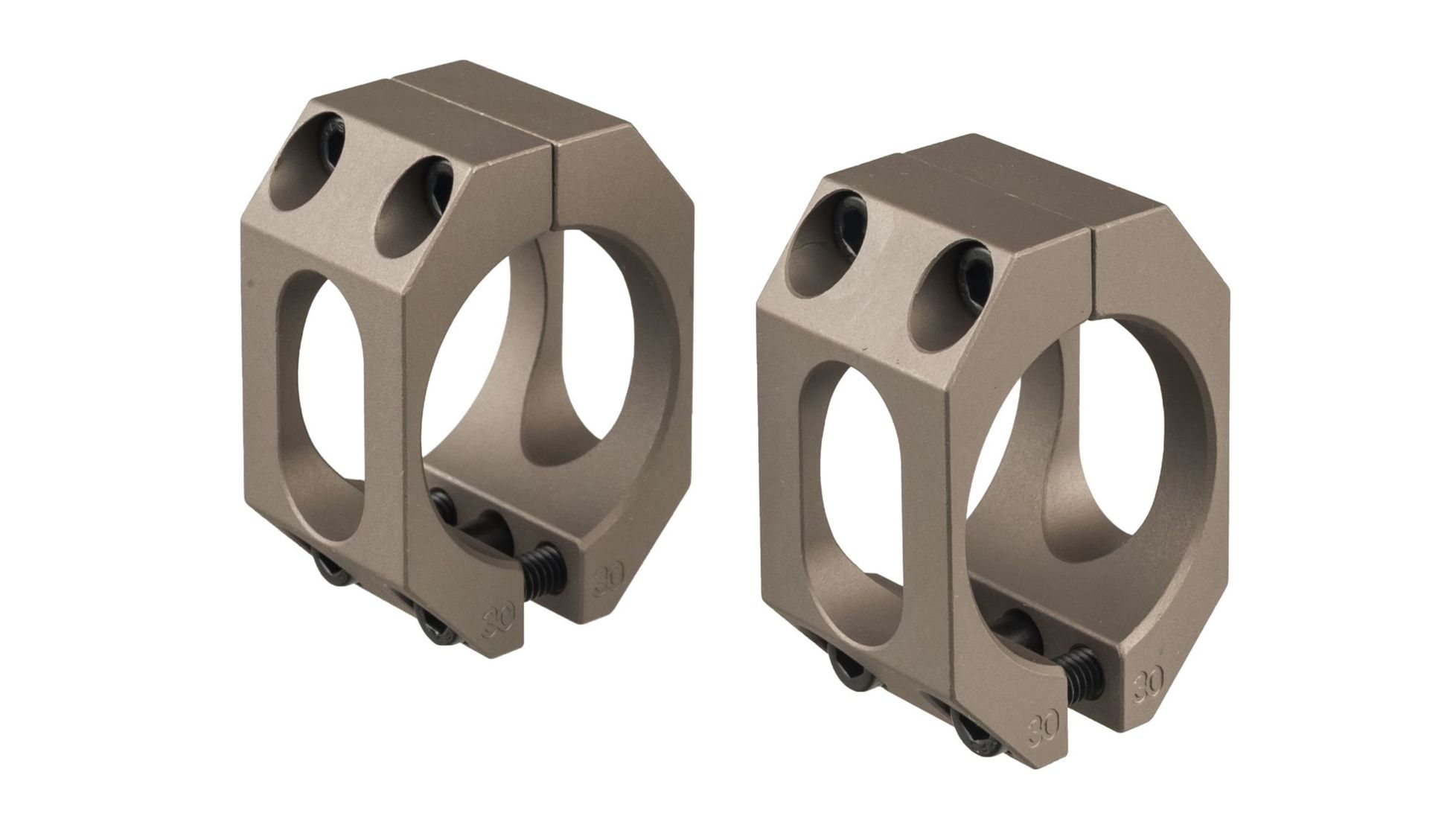 American Defense Manufacturing Rifle Scope Rings AD-RS-1, AD-RS-1-FDE ...