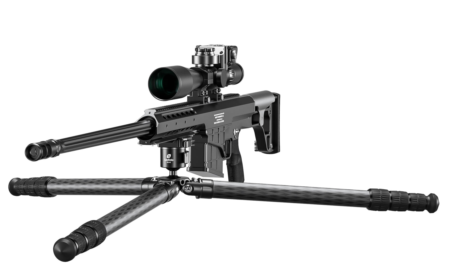 Leofoto SA-363CX MA-40X Arca&Picatinny Clamp Lever-Release Tripod with ball head